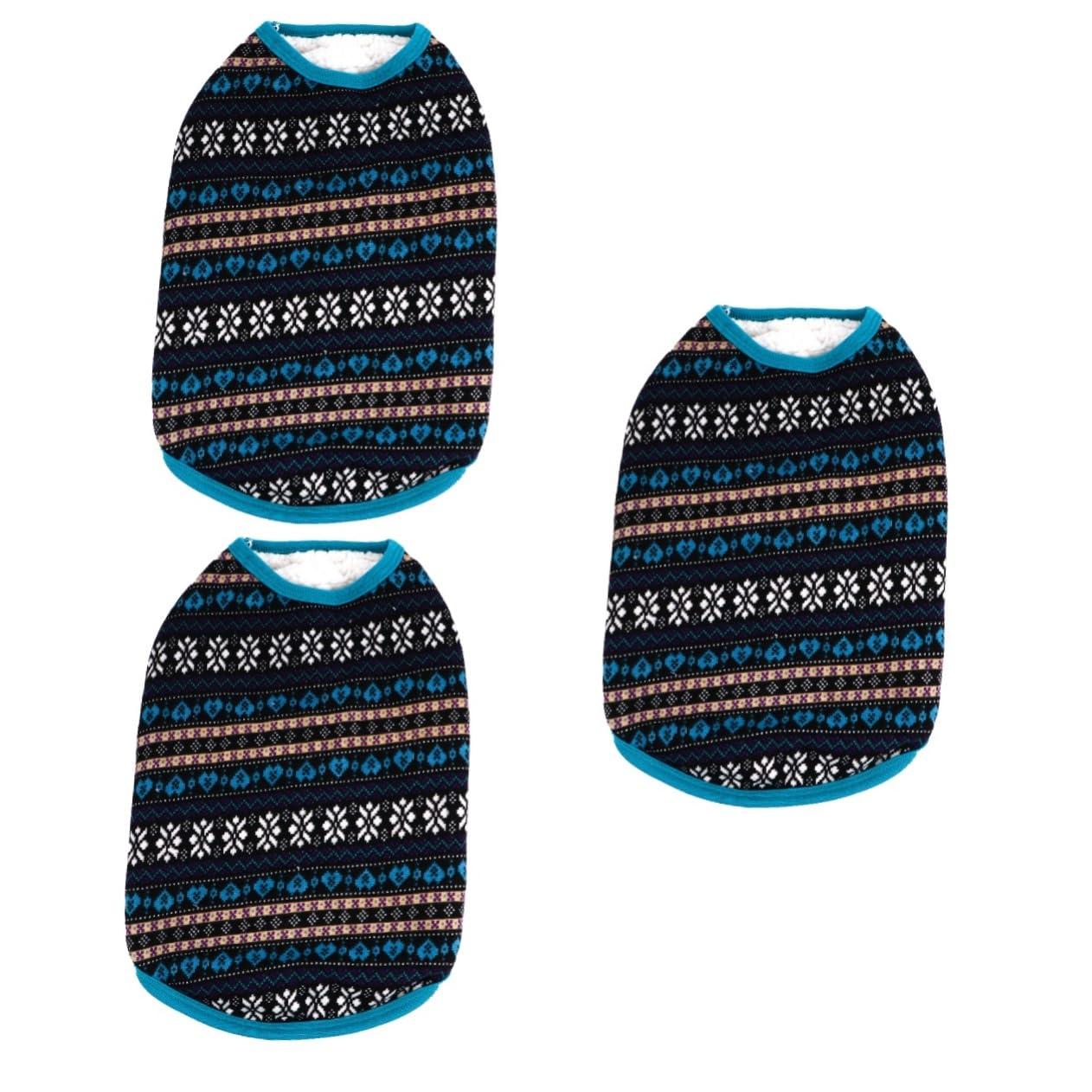 Manteau pour animaux de compagnie contre le froid hivernal lot de 3 pulls légers