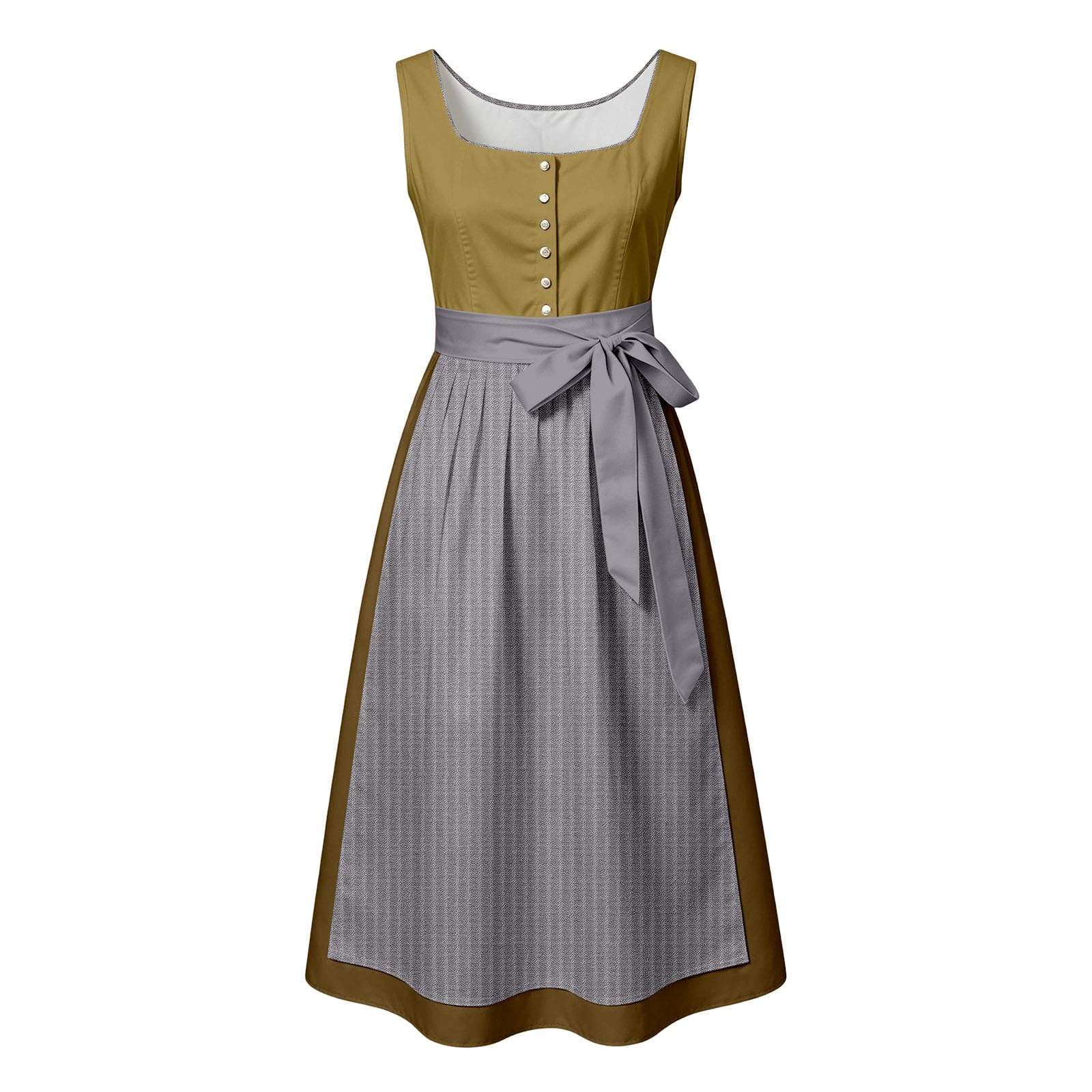 Damen Trachtenrock Oktoberfest Kleid Unterrock Dirndl Dirndlkleid Hochzeit Gast Dirndlbluse Frauen Mädchen Oktoberfest Outfit für Besondere Anlässe