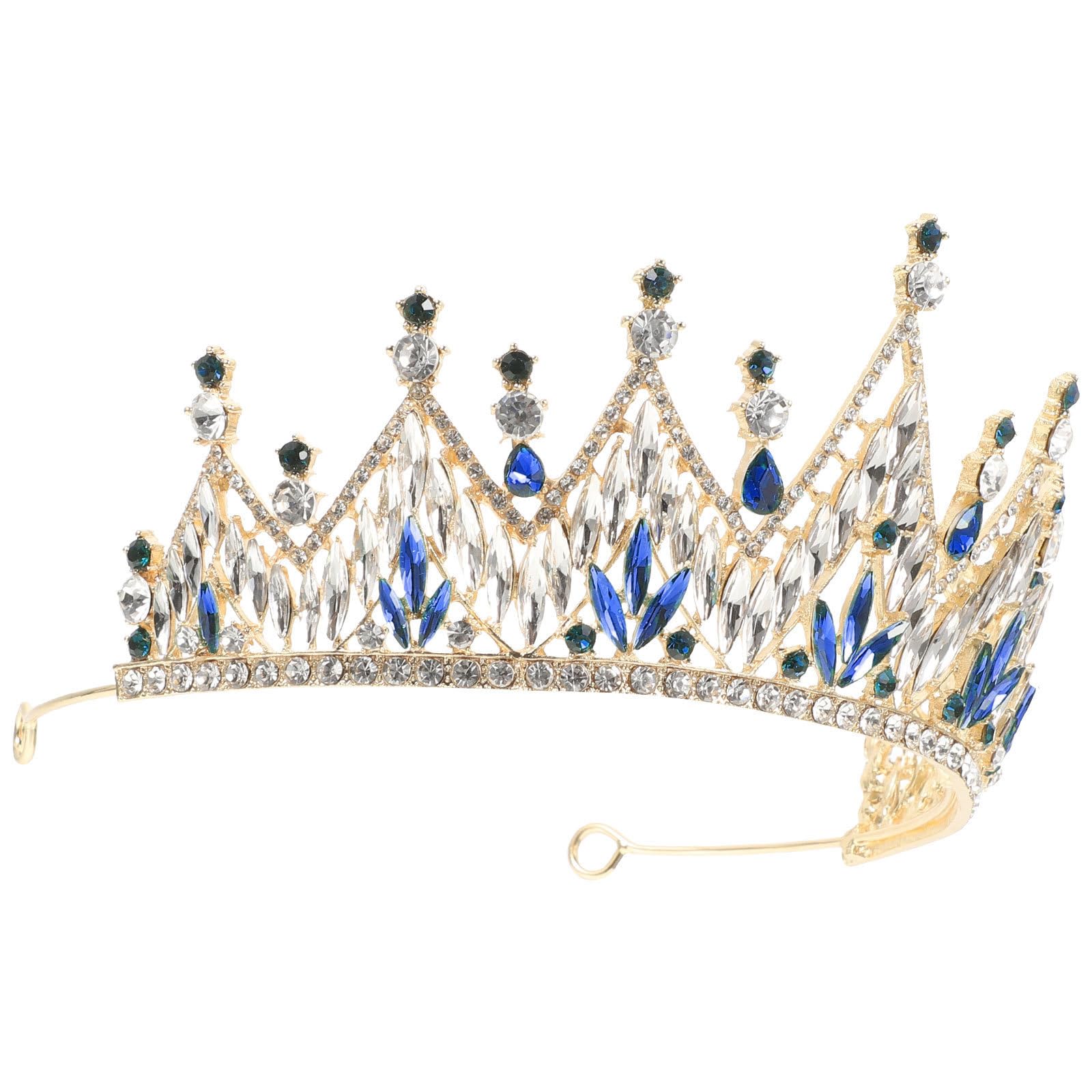 Tiara para novia complemento cabello boda fiesta compromiso estilo barroco 8