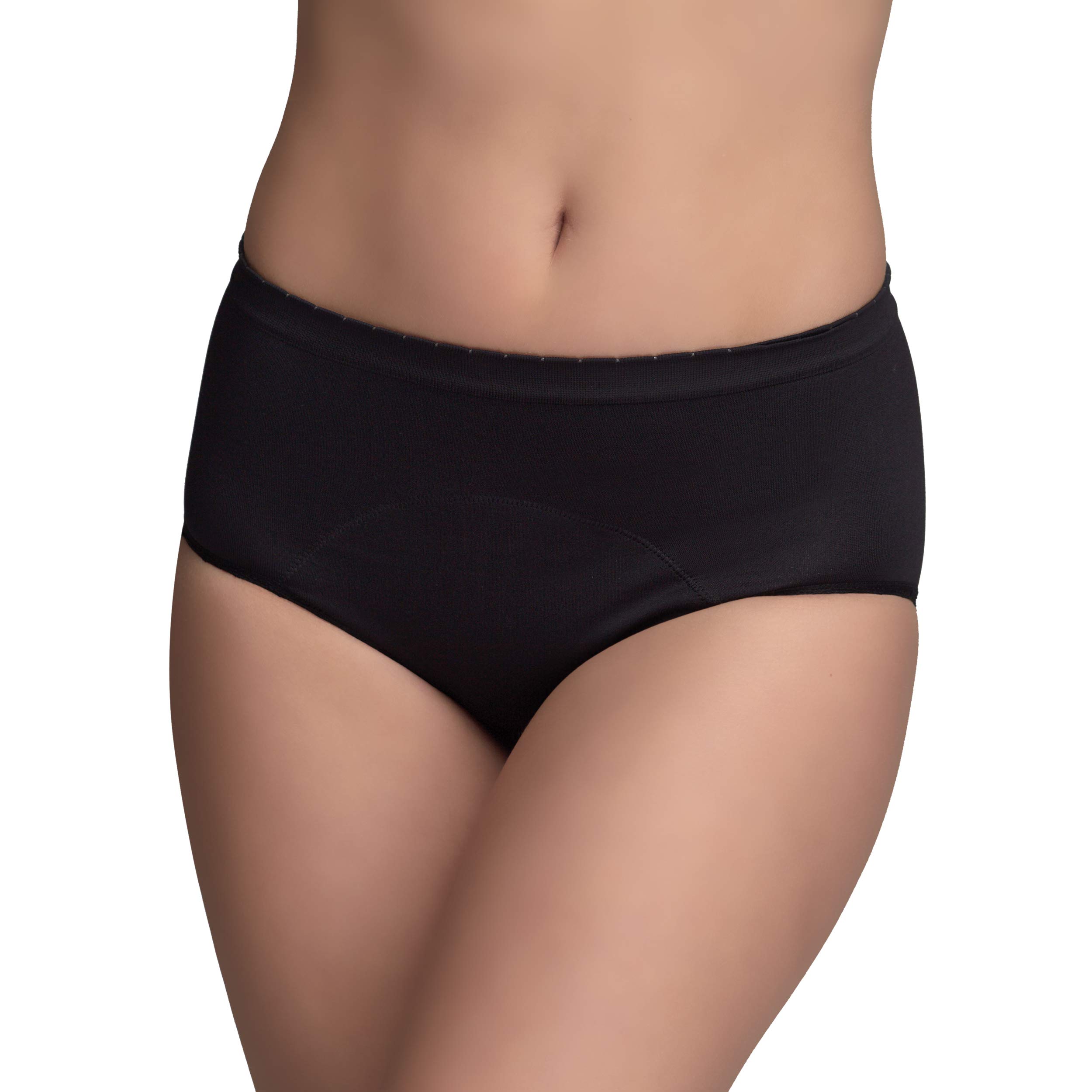 EvaWear 2 Pack Menstrual Period or Light Incontinence Panty, Absorbent, Hypoallergenic, Various Styles