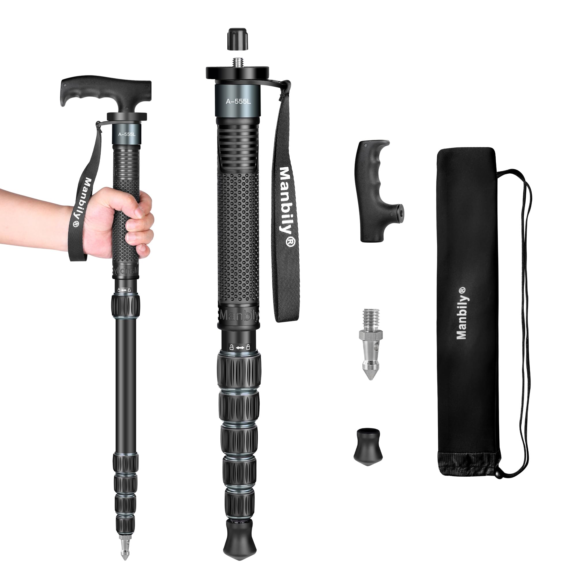 Manbily A-555L Monopiede Grigio -UK