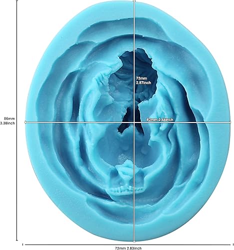 Miniatura 2 de Funshowcase Molde de silicona para dulces de ángel de querubín de hada durmiente, para decoración de pasteles de fondant, decoración de cupcakes,