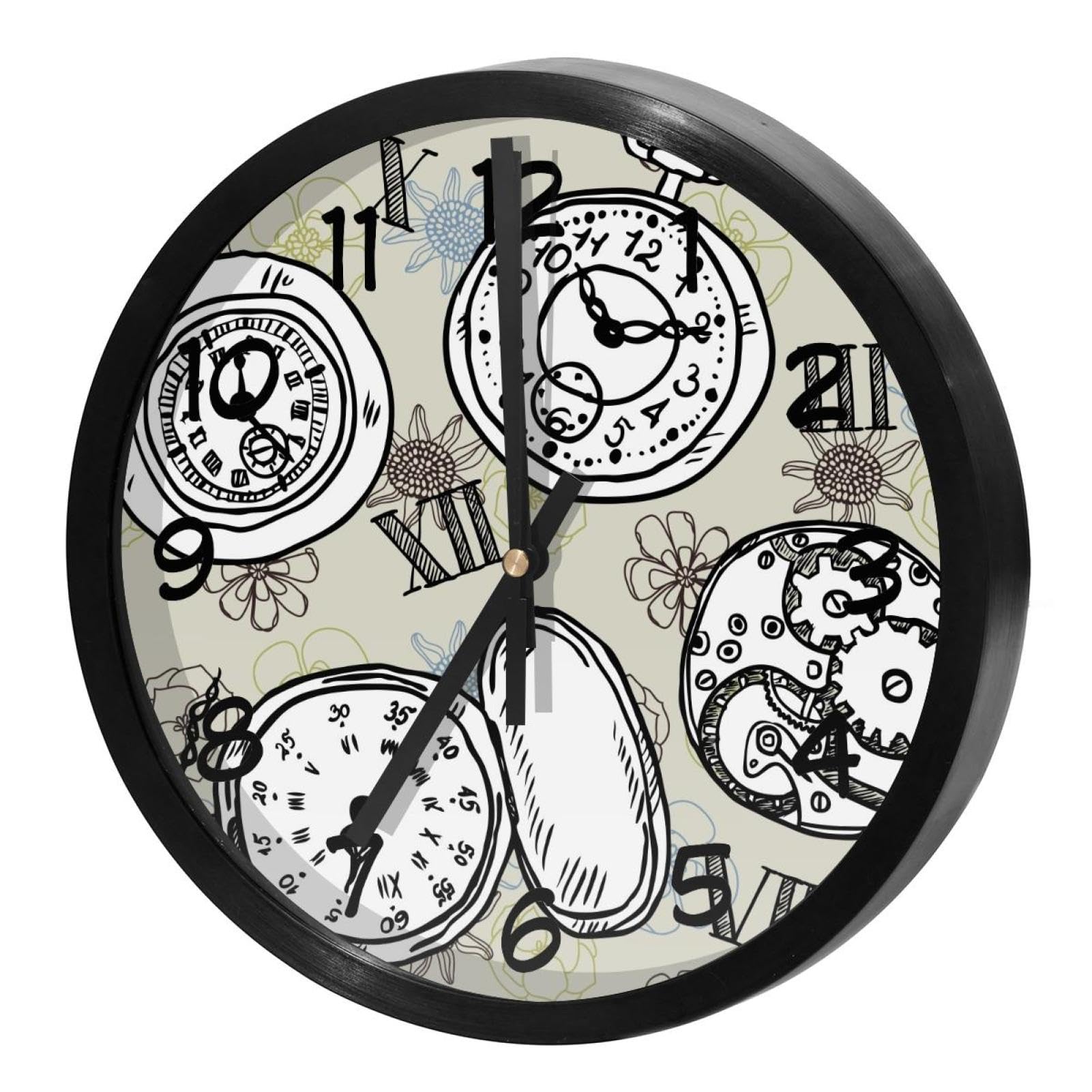 Horloge murale à quartz sans bruit pour retrouver le sommeil et le calme