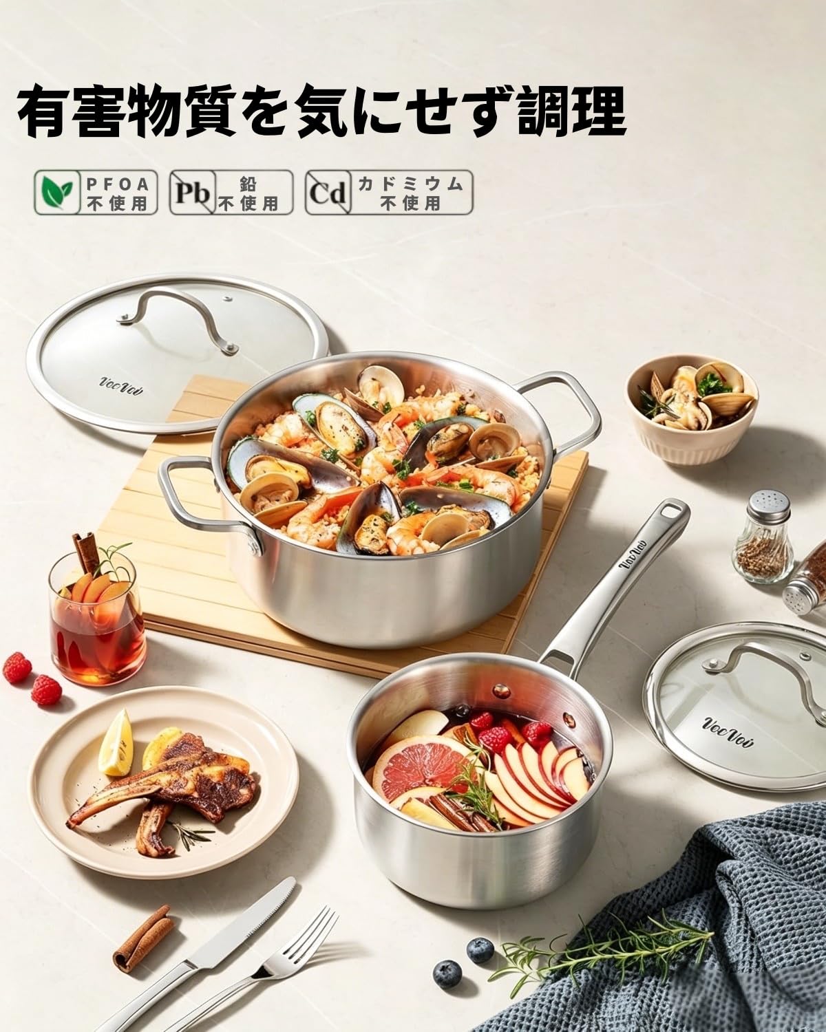 Tupperware ステンレスフライパン 28cm ガラス蓋つき Amazon | ステンレス フライパン 28cm 蓋付き(ガラス蓋) 全面三層構造