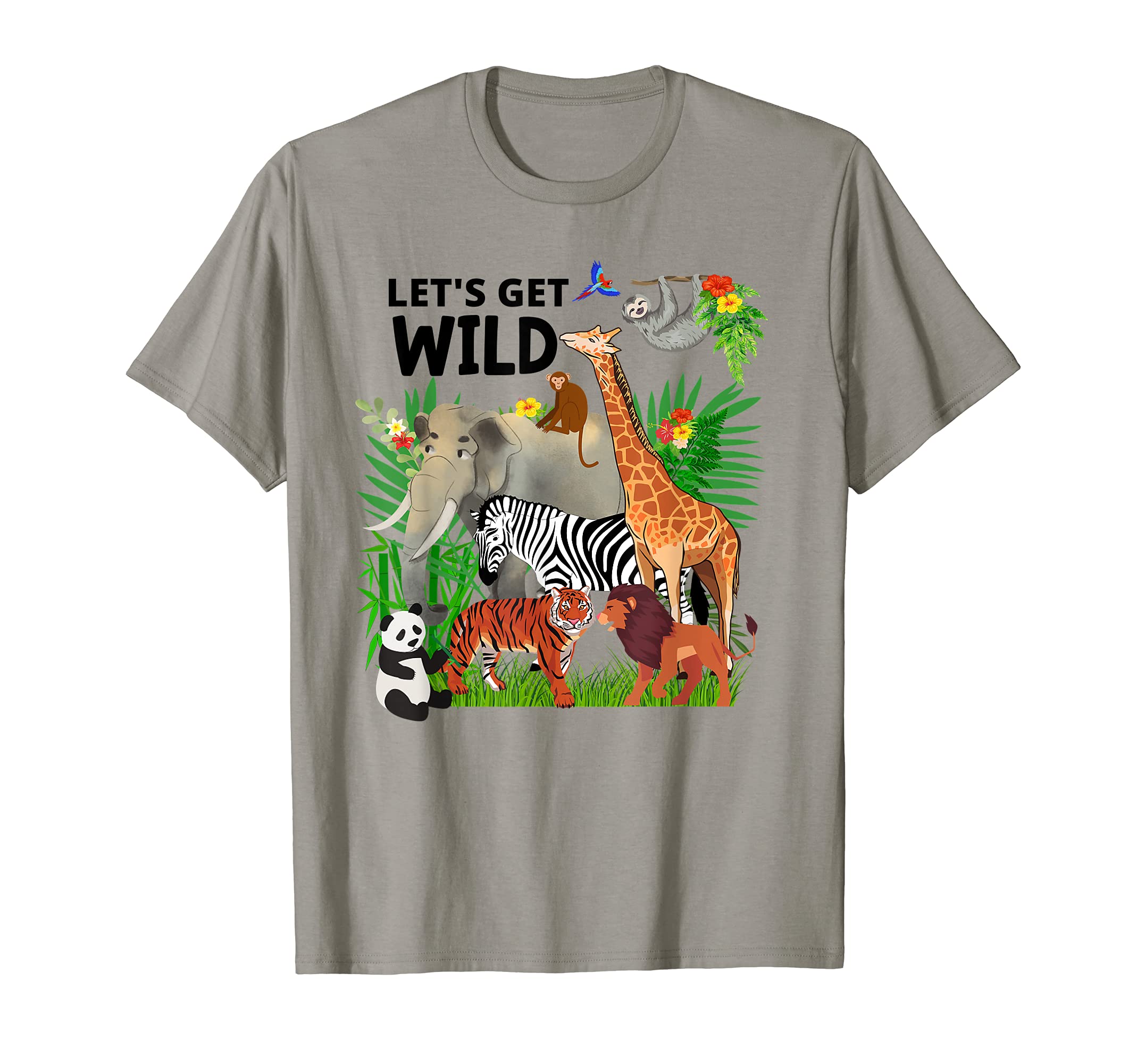Animal Costume Shirts Theme PartiesZoo Animals Wildlife Birthday Party A Day At The Zoo Safari T-ShirtOEKO-TEX STANDARD 100