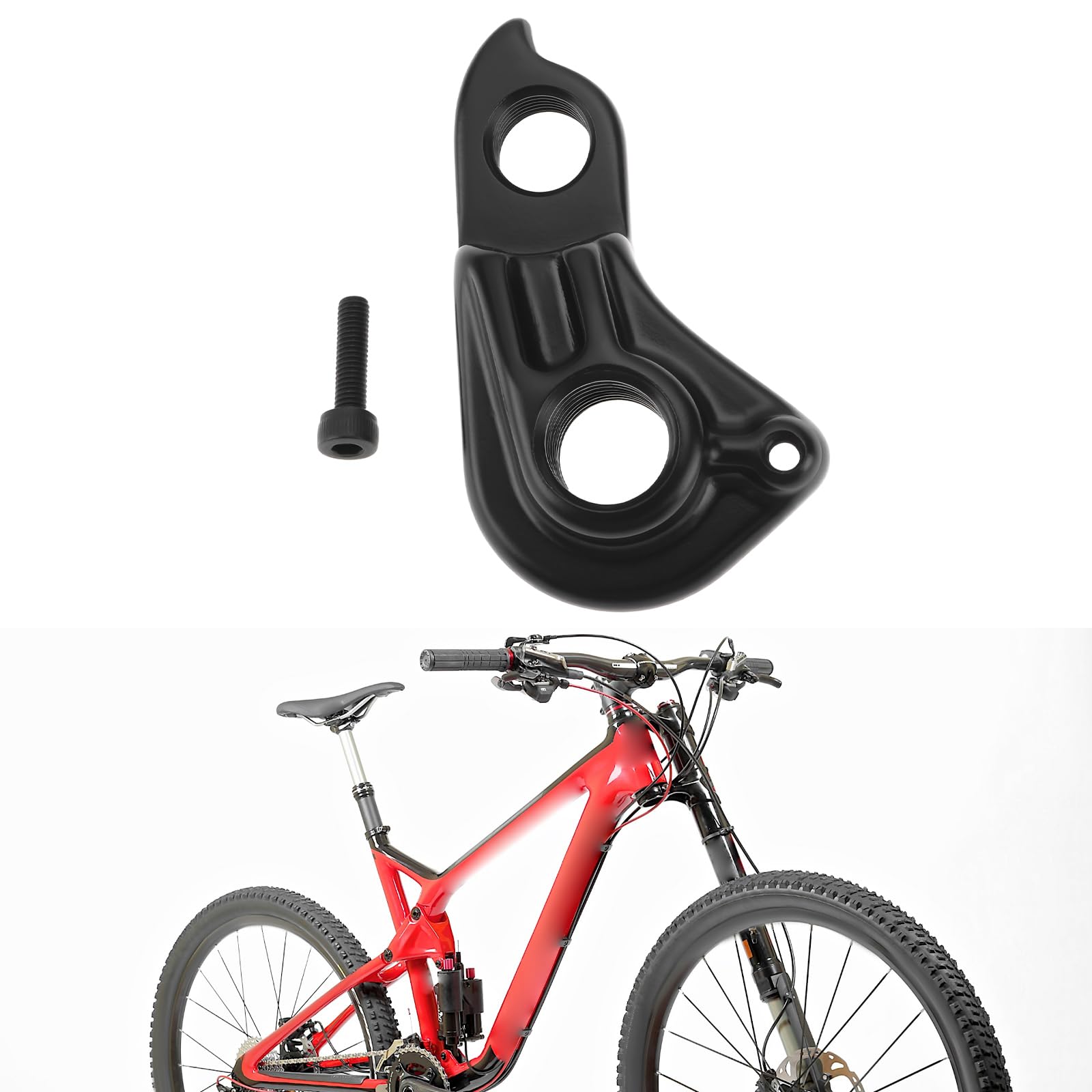 Forcellino Deragliatore Bici M12x1,75 Compatibile Con Cannondale Trigger Jekyll CK3257 In Lega Di Alluminio