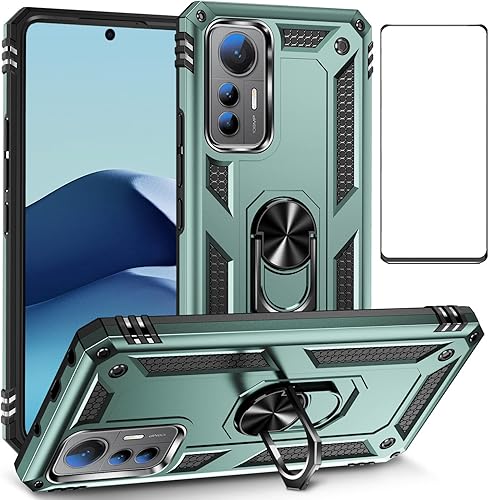 Funda para Xiaomi 12 Lite 5G, Xiaomi 12 Lite Funda para teléfono delgada Protección militar a prueba de golpes Armor Defender Funda protectora para