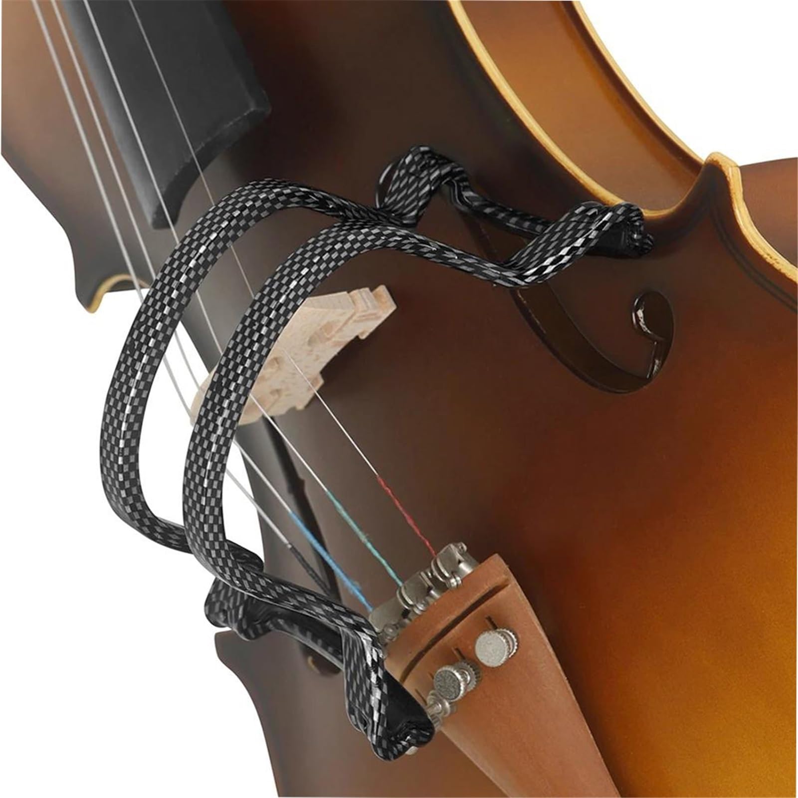 Partes de violín Corrector de arco de violín con accesorio de práctica negro