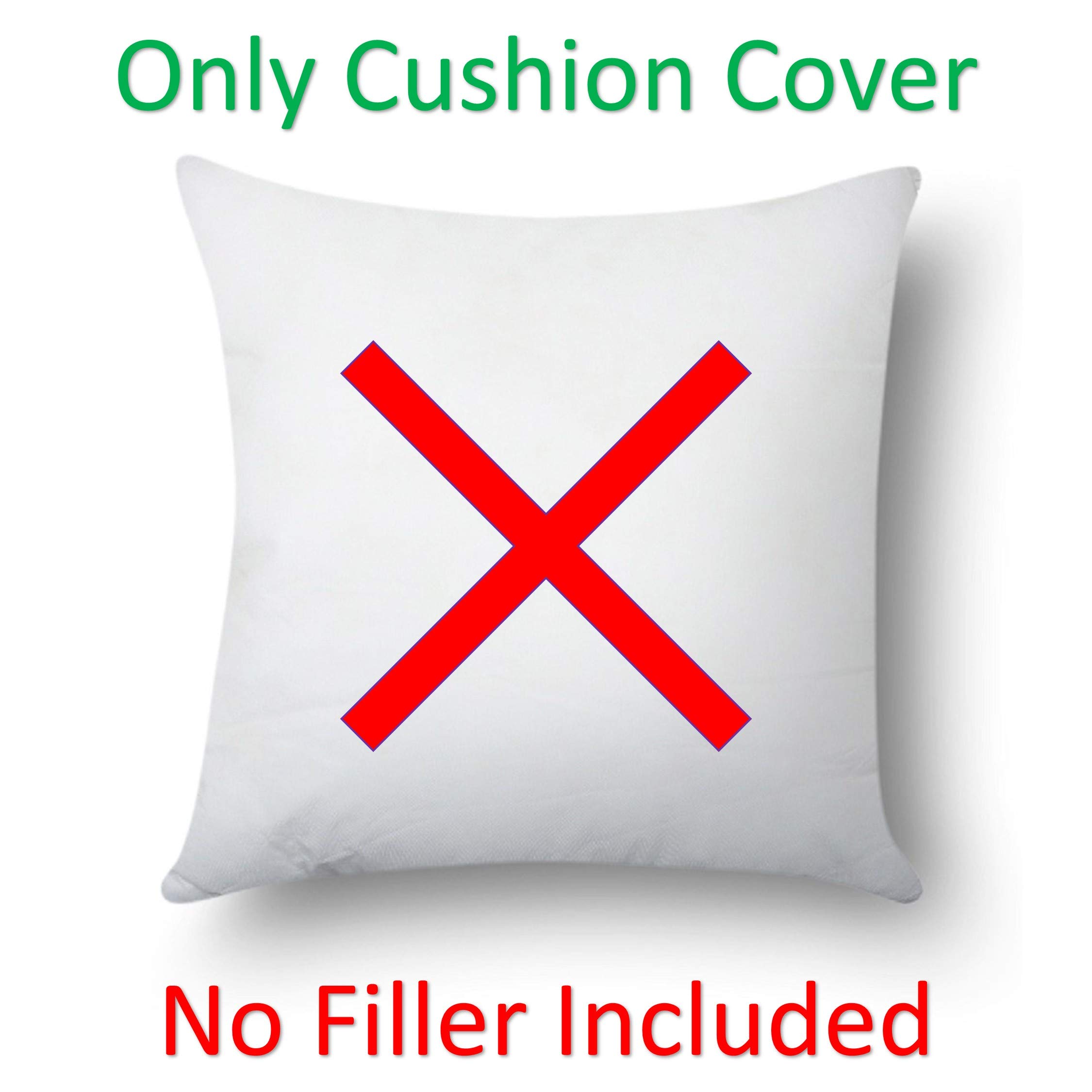 pepme Cotton Cushion Cover Tufted Triangle Design, Handwoven Boho Pillow Case for Living Room Decorative Throw Sofa