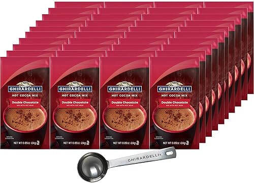 Ghirardelli Double Chocolate Hot Cocoa Mix, 3 Pound Box, (Approximately