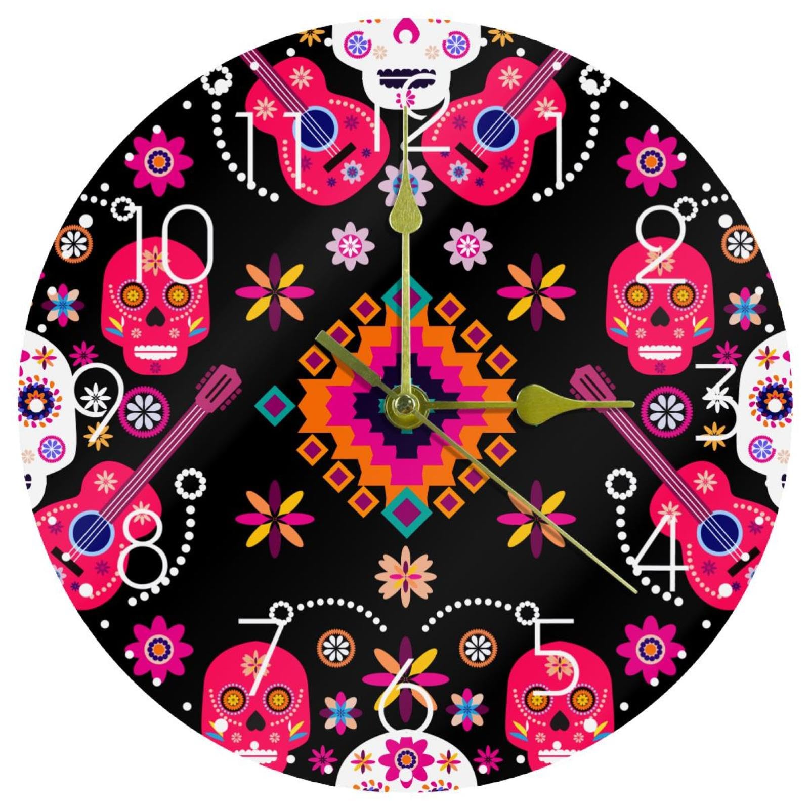 Horloge sans tic-tac à mouvement quartz ultra silencieux pour chambre