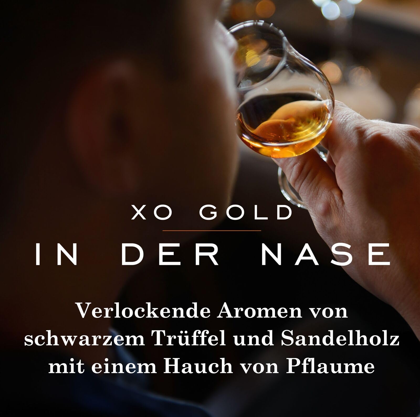 Baron Otard XO Gold Cognac, 40 Vol.-%, 70 cl / 700 ml, doppelt destillierter Premium-Cognac, gereift in Eichenfässern, mit Aromen von schwarzem Trüffel, Sandelholz und Pflaume