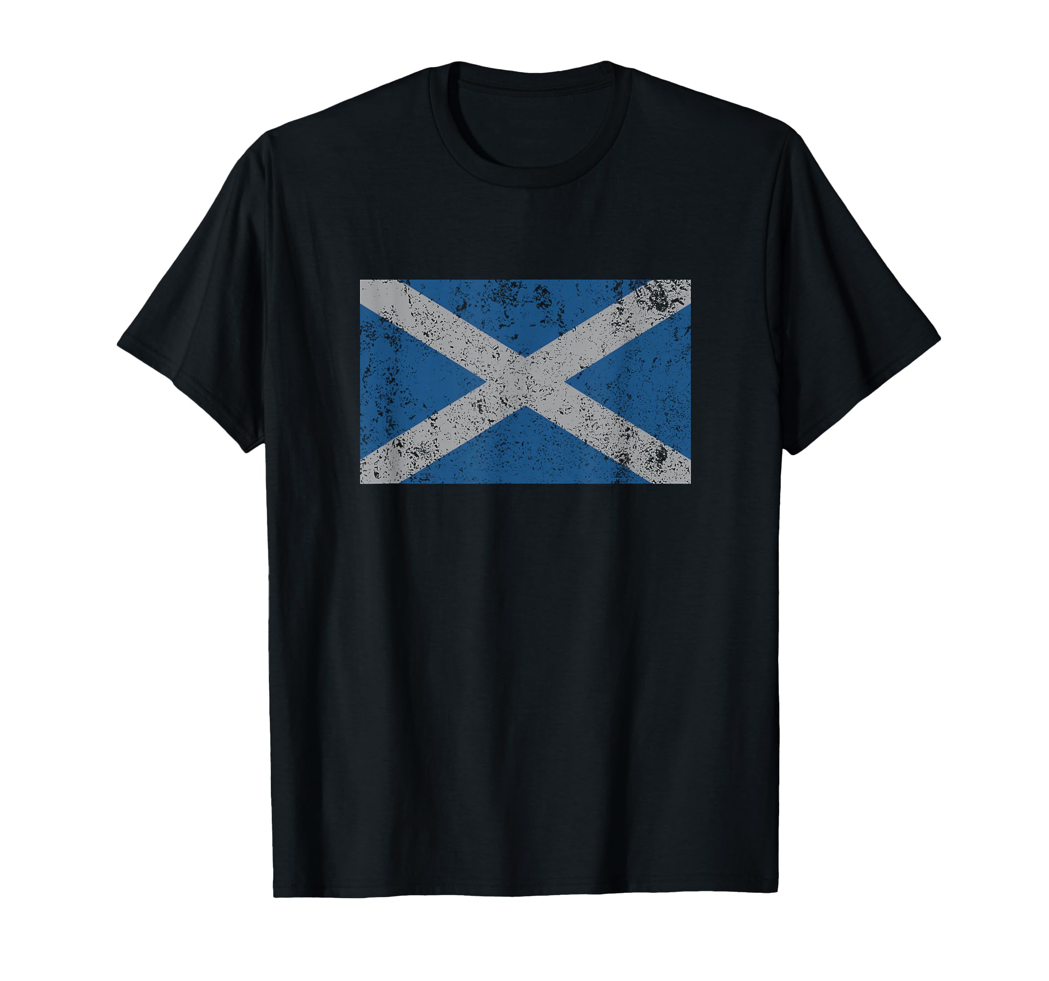 Scotland Flag Scottish Saltire Saint Andrew's Cross T Shirt T-Shirt
