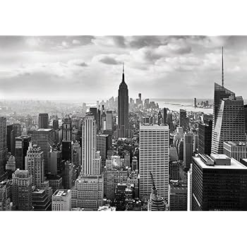 Wall Mural Photo Wallpaper New York City Skyline Black And White