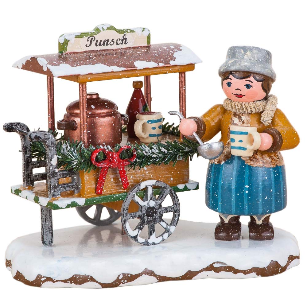 Hubrig Volkskunst Winter Children Glogg cart - 8cm / 3.1inch