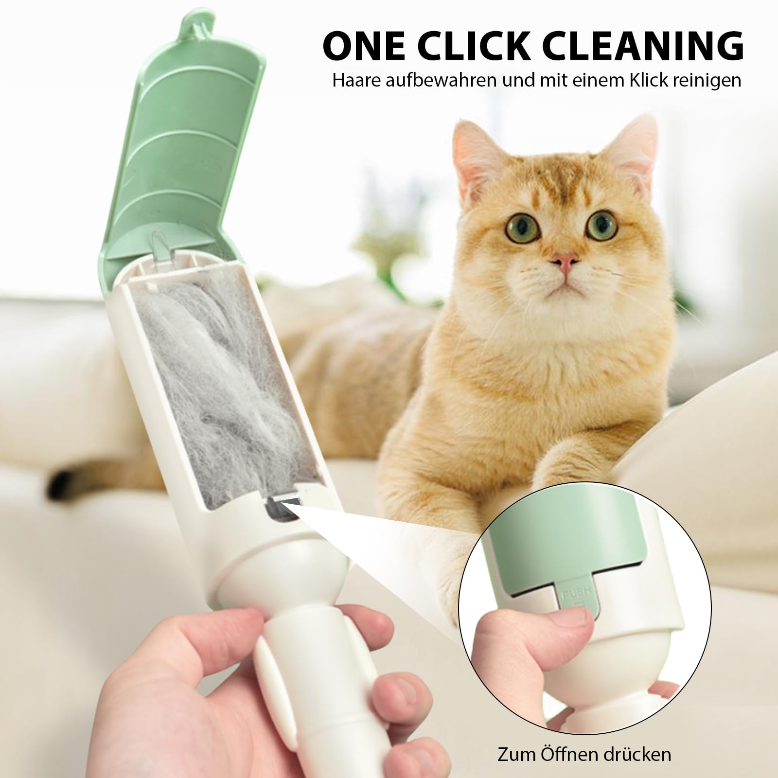 Hoe honden- en kattenhaar verwijderen van stoffen bank