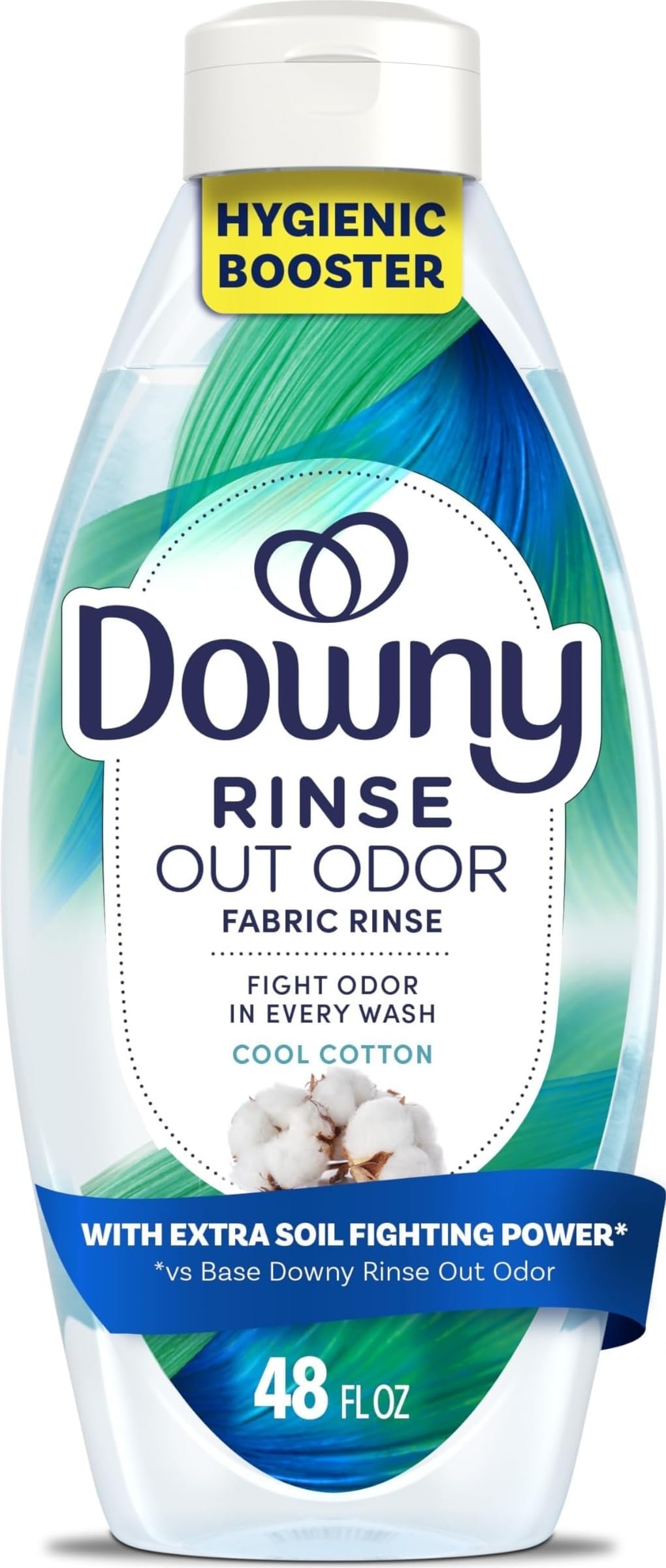 Rinse Laundry Odor Remover, Cool Cotton Scent, 48 fl oz, Fabric Softener And Laundry Odor Removal Rinse, Fights Odors At The Source, HE Compatible
