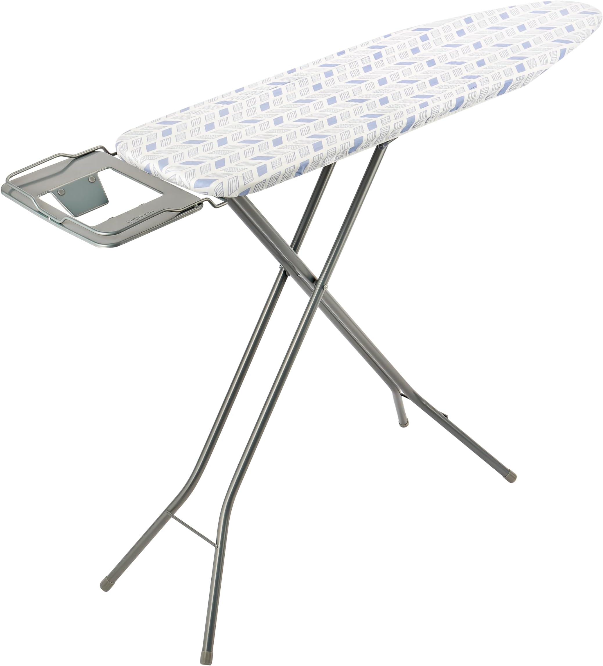 110x34 cm Ironing Board Ironing Table assorted color with Powder Coated Carbon Steel Iron Table with Adjustable Height Mechanism Heat Resistant Cotton Cover