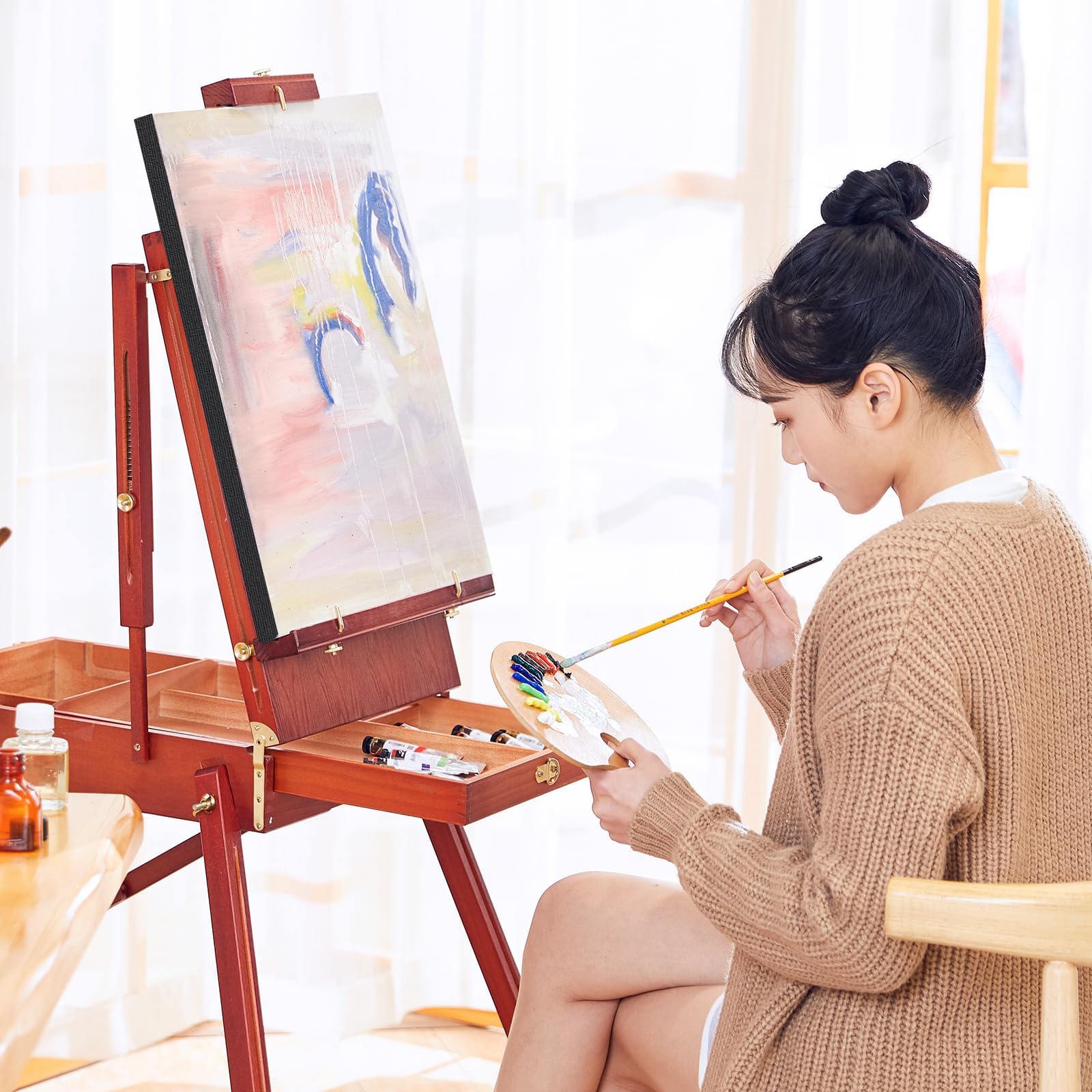Amazon.co.jp: キャンバス 黒 S0 18x18xcm 中目 油絵・アクリル・水彩