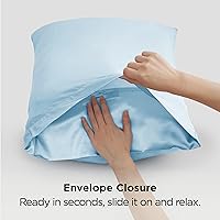 Vista 8 de Bedsure - Fundas de almohada de satén, similares a fundas de almohada de seda, tamaño Queen, juego de 2, funda de almohada para dormir para mujeres