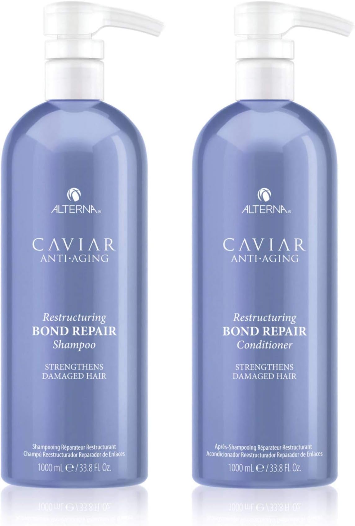 AlternaCaviar Anti-Aging Restructuring Bond Repair Shampoo & Conditioner 1000ml