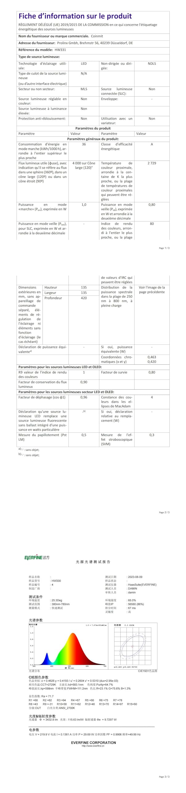 36W LED Lampada da parete per esterni, 3000K Lampada da parete quadrata, 3500lm, IP65 Impermeabile Applique da parete per esterni e interni, balcone, patio. Antracite