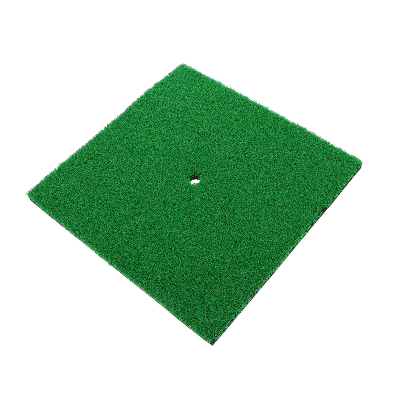 BESPORTBLE Golfs Turf Mat Practice Pad Grass Mat Golf 30x30cm Hitting Aid Indoor Training Dark Levels
