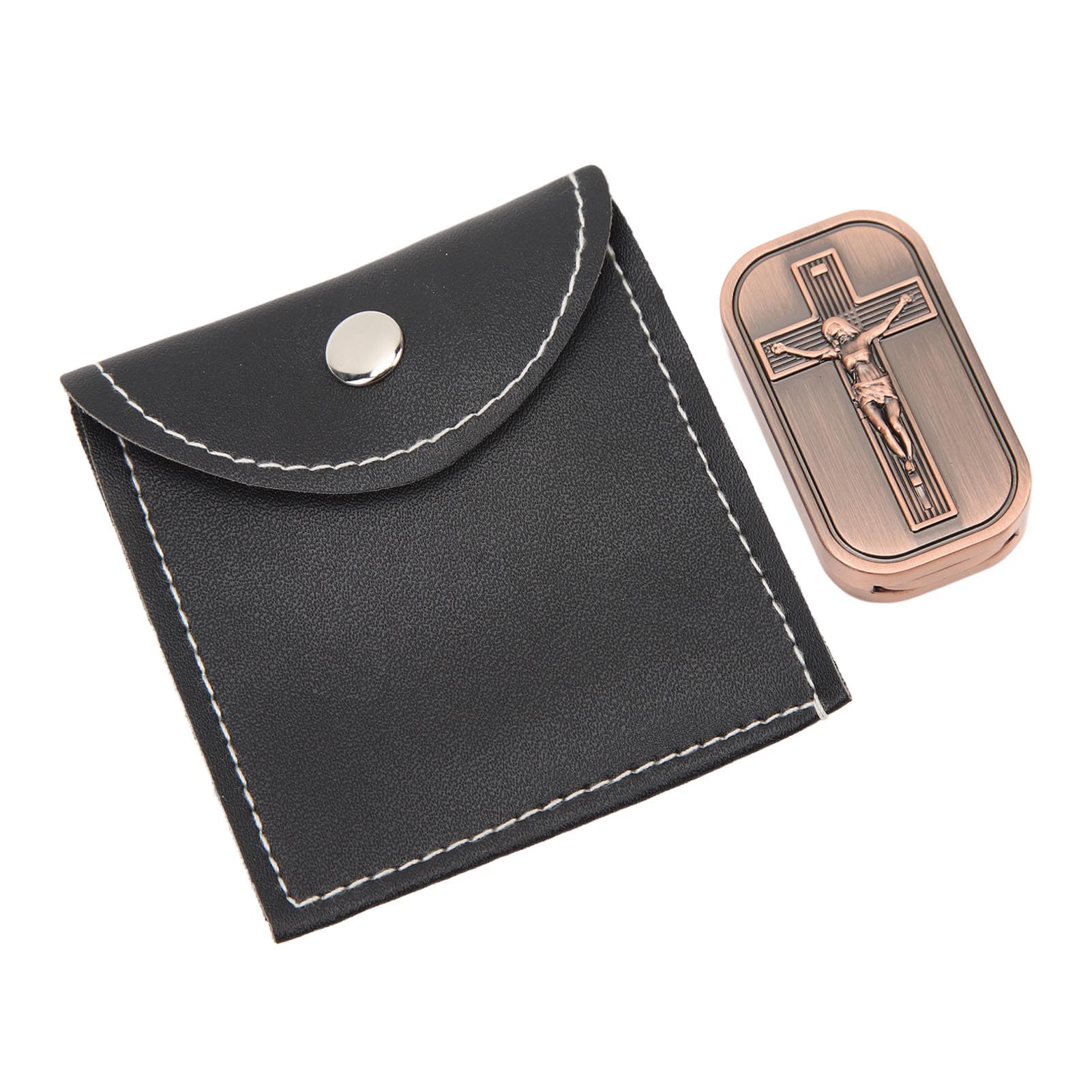 Cerlingwee Giocattolo Antistress Magnetico in Metallo, Rotazione Triangolare, Cursore a Pressione, Portatile per Alleviare Stress