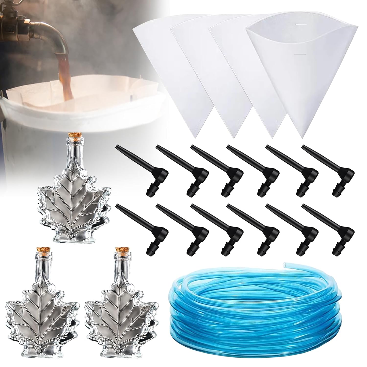 Kit completo para filtración de jarabe de arce