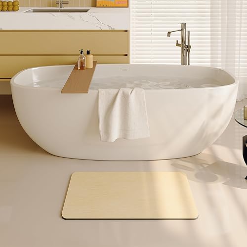 Miniatura 38 de Alfombra de Baño, Goma Antideslizante de Secado Rápido Absorbente Alfombras de Baño Delgadas que Caben Debajo de la Puerta Alfombras de Piso de