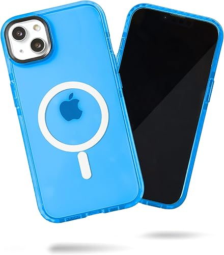 Miniatura 88 de SteepLab Funda de barrera para iPhone 14, protección de 360 grados que absorbe impactos con bisel elevado y colores llamativos (fresa roja