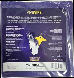 Vivishine 닦아 닦는 천 - 라텍스 의류용
