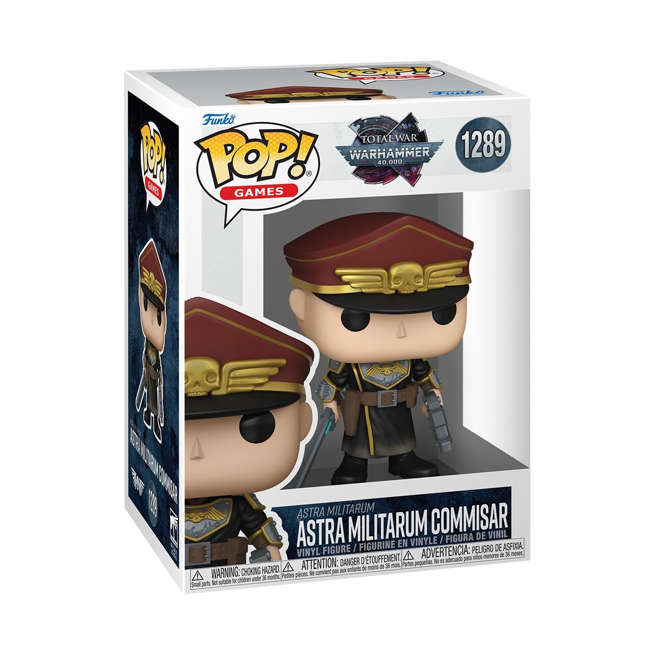 Funko POP! Games: Warhammer - Astra Militarum Commisar - Collectable Vinyl Figure - Gift Idea - Official Merchandise - Toys For Kids & Adults - Model Figure for Collectors and Display