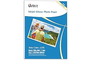 Uinkit 8.5 x 11 Glossy Cardstock for Endless Creative Expressions