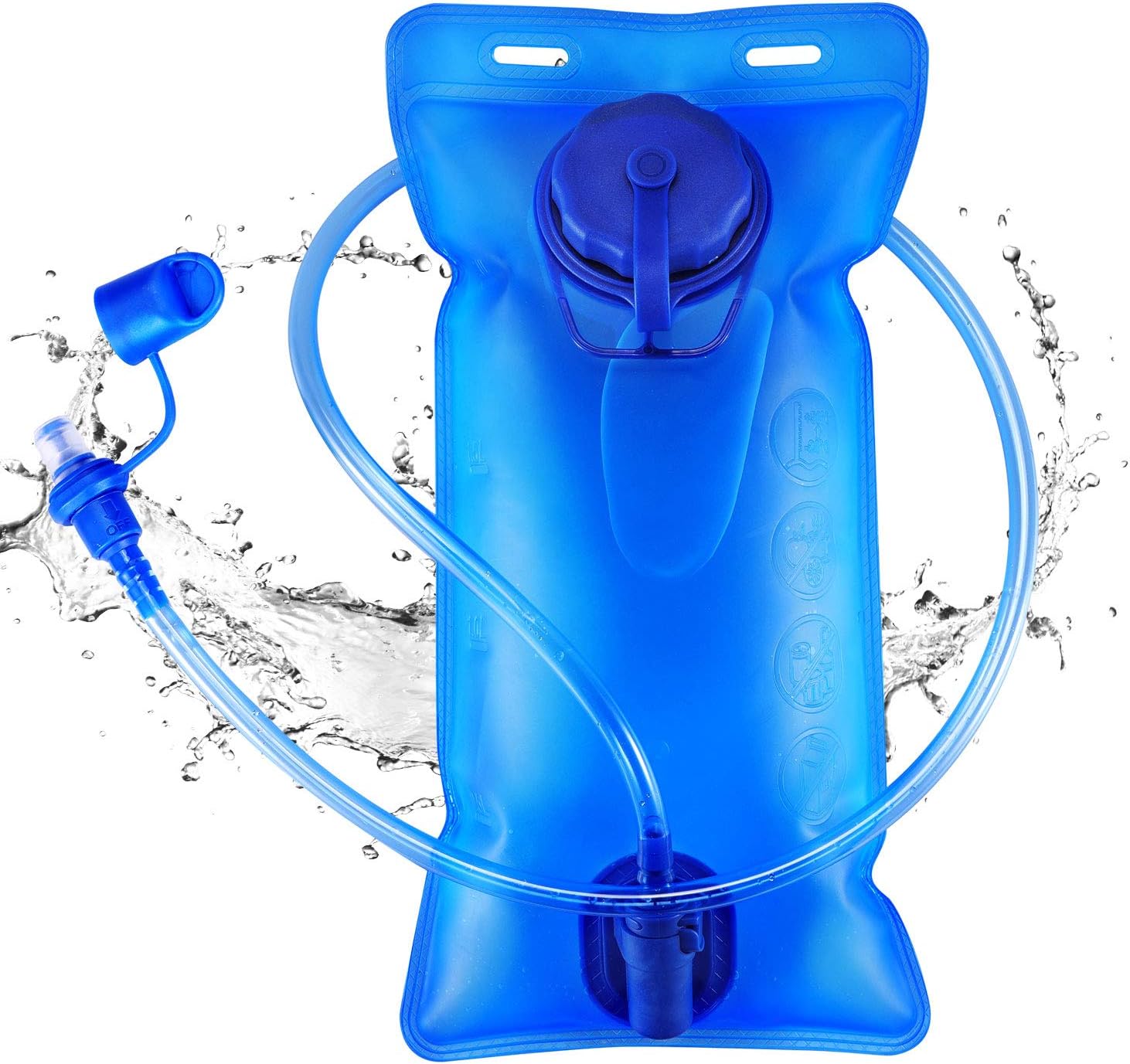 2 L Backpack Water Hydration Bladder Bag for Sports, Hiking, Camping