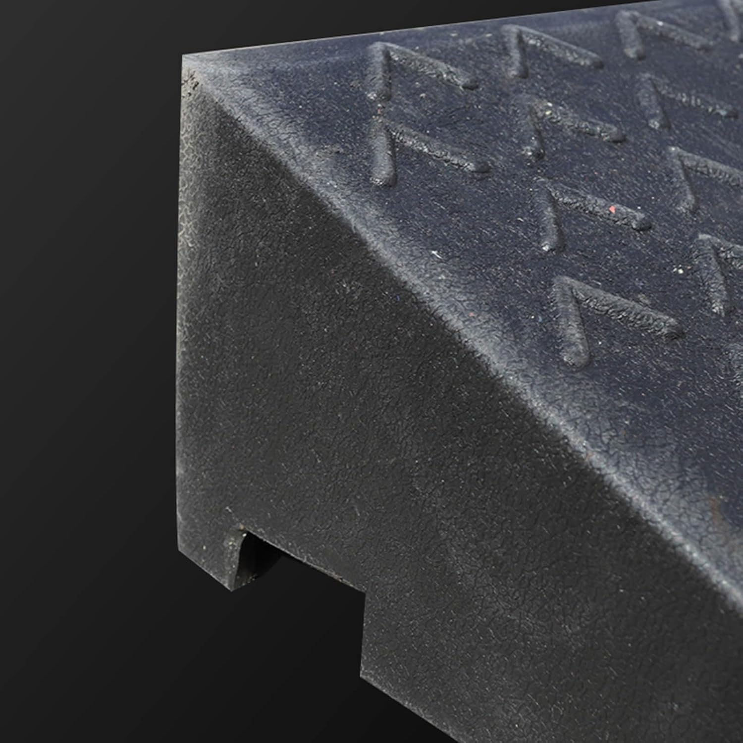 Schody rampowe Podjazdy krawężnikowe gumowe i plastikowe Podjazdy krawężnikowe dla pojazdów ciężkich Twarde podjazdy schodkowe(100x25x6cm)