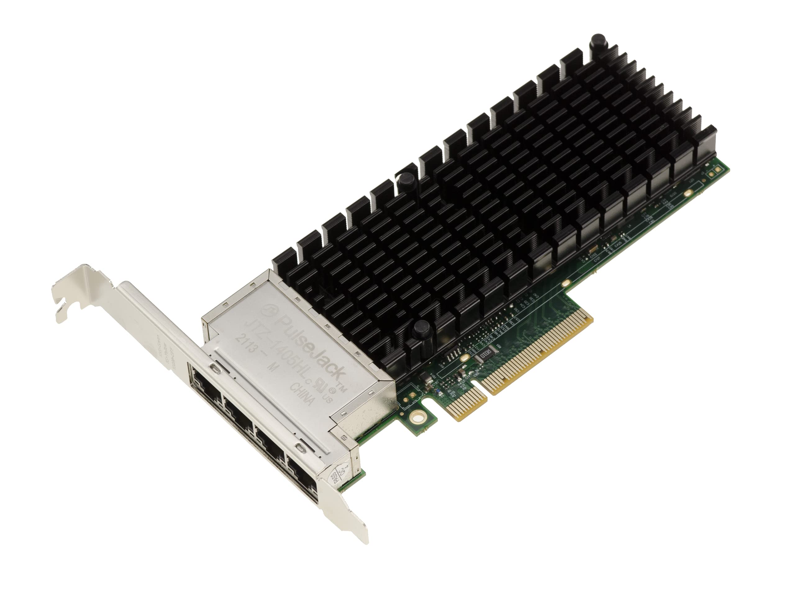 KALEA-INFORMATIQUE PC y Servidor PCIe 3.0 x8 Quad ethernet RJ45 10G 5G 2.5G 1G 4 Puertos con Chipset Intel X710-T4