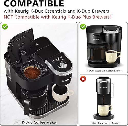 Miniatura 2 de Filtro de café reutilizable K Duo para K-Duo Essentials & Brewers solamente, filtros de café para cafeteras K Duo y K-Duo EssentialsBrewers,