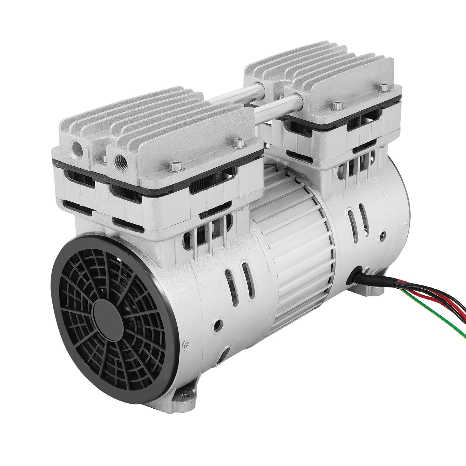 Motor de compresor silencioso 750 W/1 HP, 8 bar Compresor de Aire Accesorios sin aceite, Compresor de aire Cabeza, Motor compresor Silencioso 69 dB