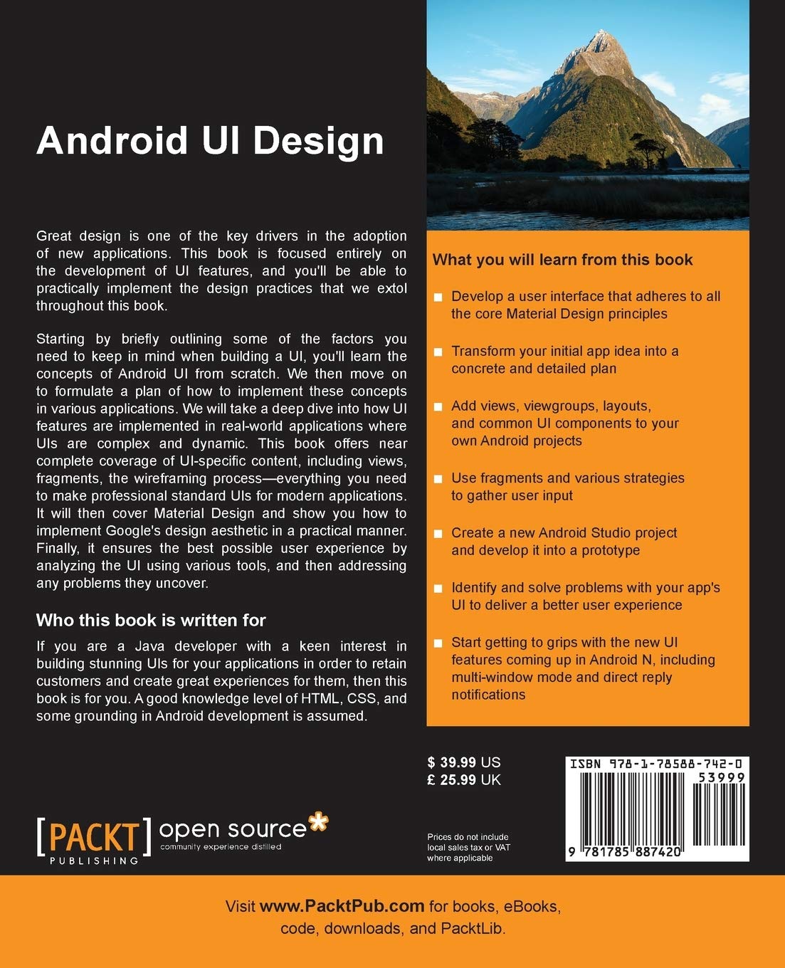 Android UI Design (English Edition)