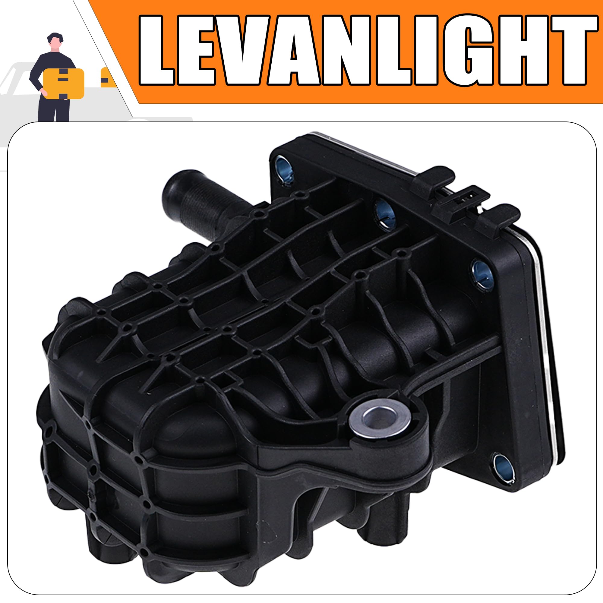 EGR - Válvula de escape para enfriador EGR de repuesto para 308 3008 508 5008 C4 II C5 III DS4 DS5 2.0 BlueHDi Focus III Kuga II 2.0 TDCi Reemplaza #1861749, 2267338, 3553004, 9807 59308 0