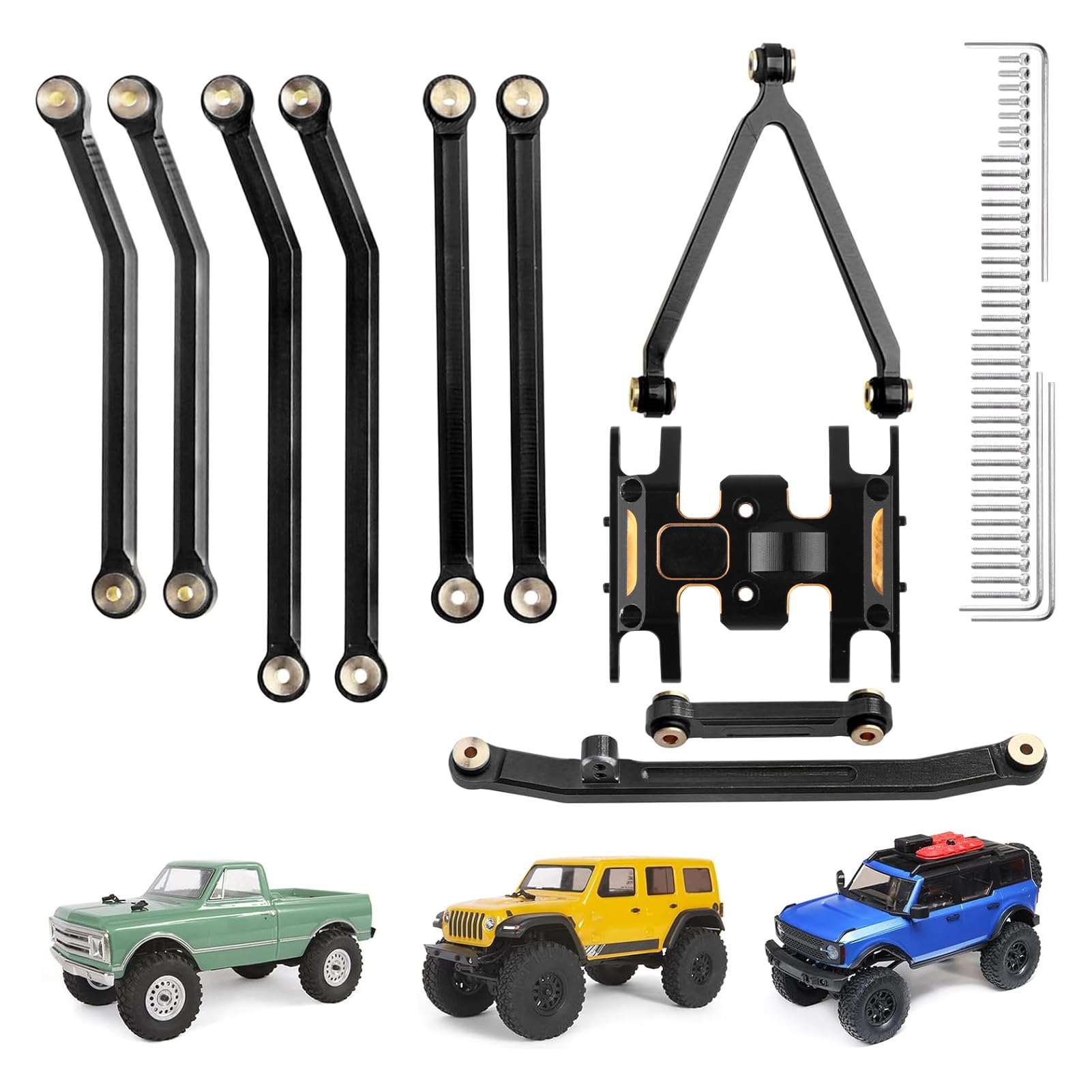 High Clearance Links HobbyPark SCX24 C10 Skid Plate & Links Set