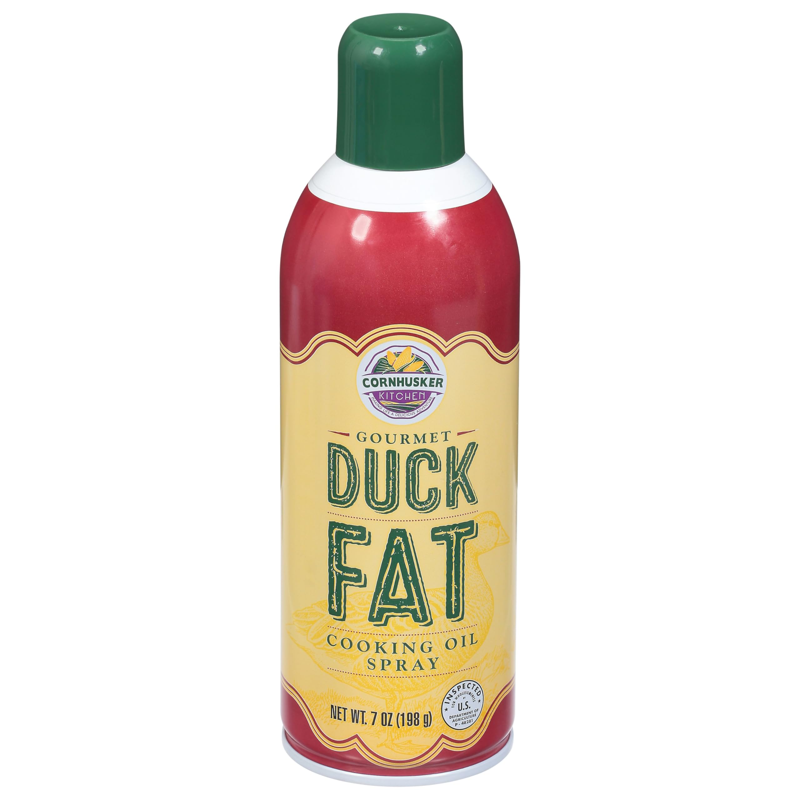 Cornhusker Kitchen Spray Cooking Oil Duck Fat 7 oz (Pack of 6)