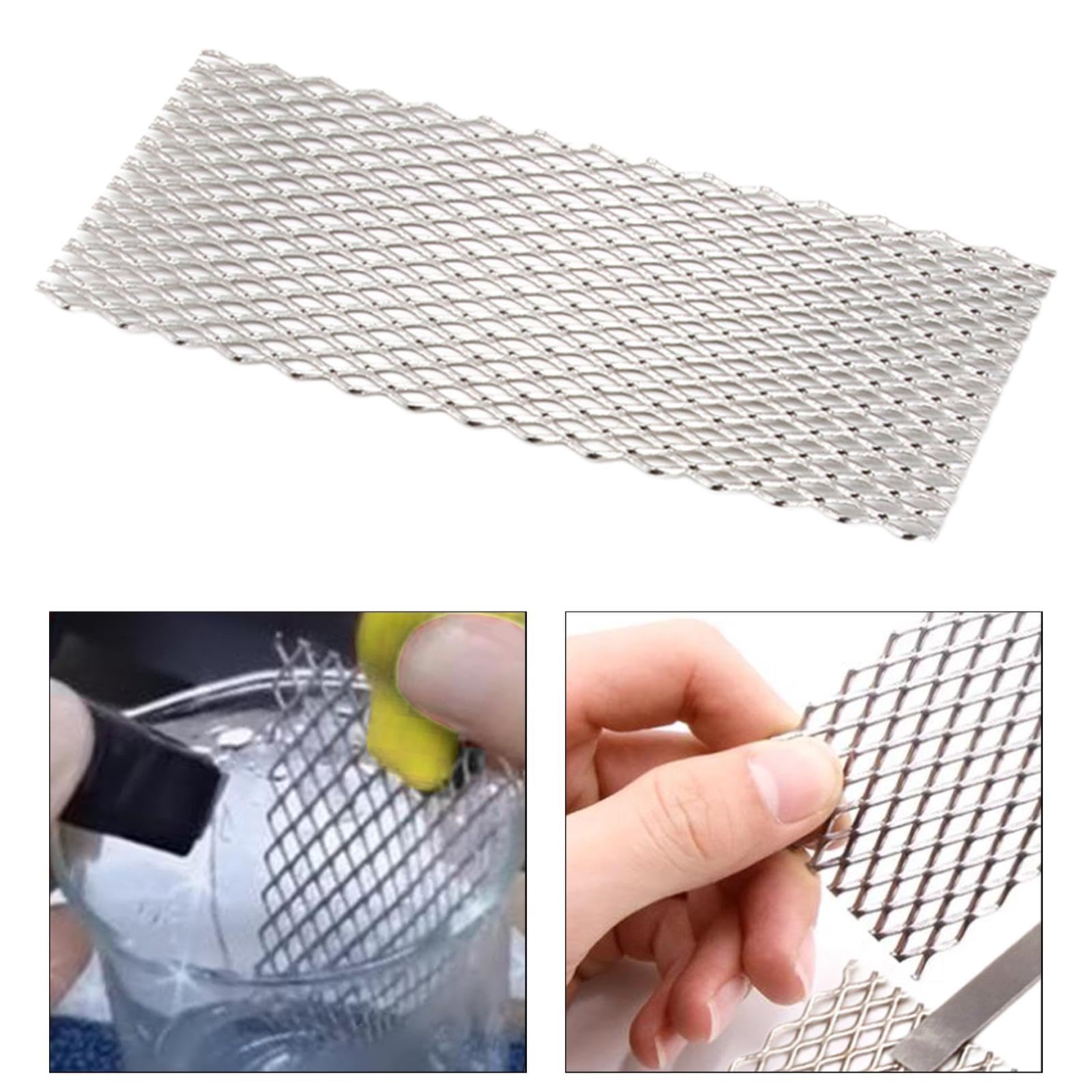 kowaku -Mesh - -Anoden -Gitter -Schmuckbefehlswerkzeug für Rhodiummetallverarbeitung, 6cmx15cm Kein Griff