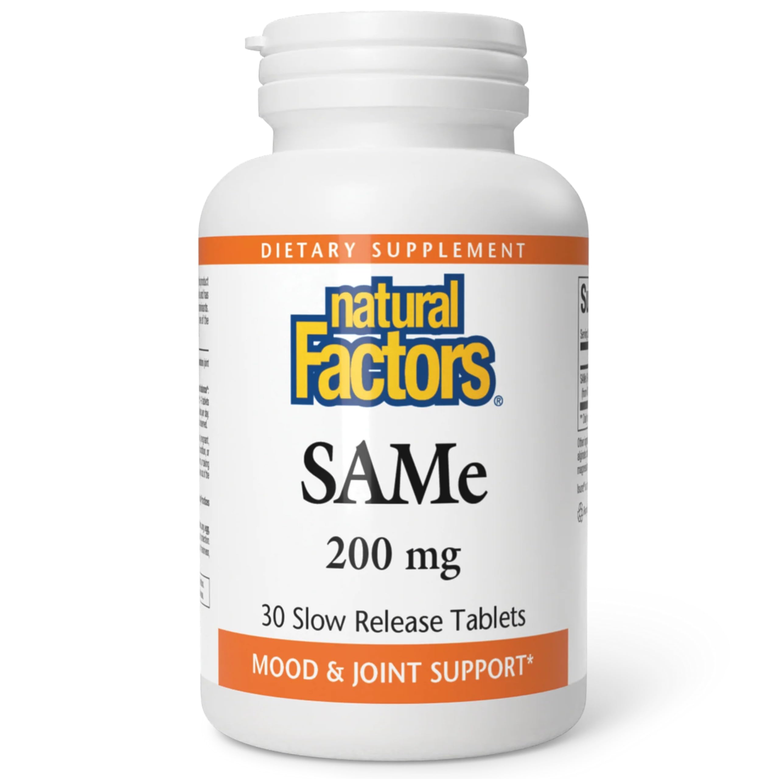 Natural Factors Same, 200 Mg, 30 Enteric Coated Tablets