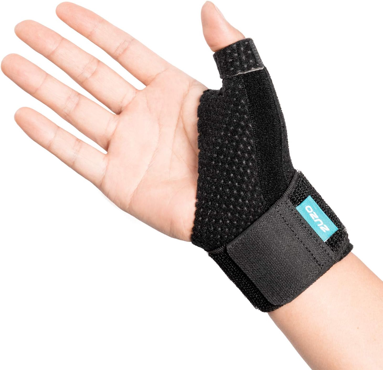 Compression Reversible Wrist Stabilizer Splint & Thumb for BlackBerry Thumb, Arthritis, Carpal Tunnel, Tendonitis, Sprained, Pain Relief, Trigger Finger, L-XL
