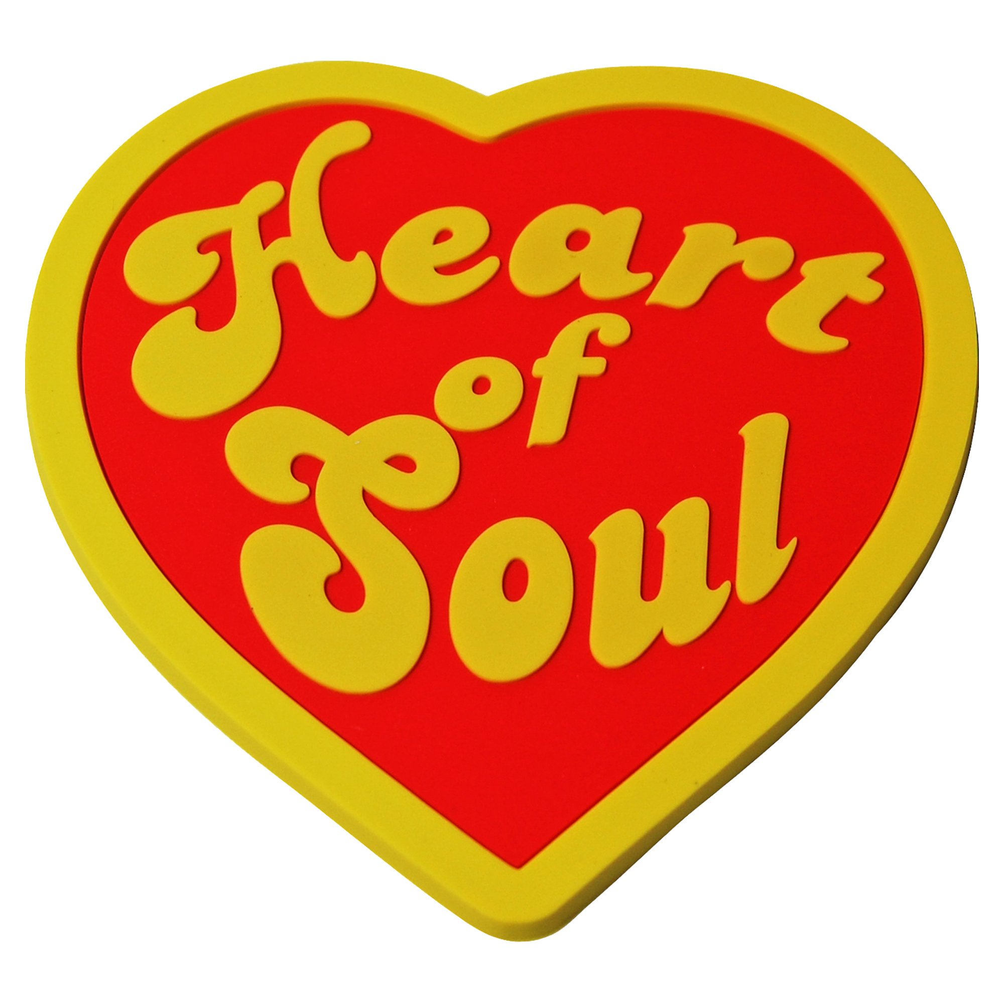 Pop Art Products Red Northern Soul Coaster - Heart Of Soul Northern Soul Drinks Coaster