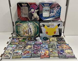 50 Assorted Cards in a tin - 1 Ultra Rare Card - 1 Factory Sealed Booster Pack - 1 Coin