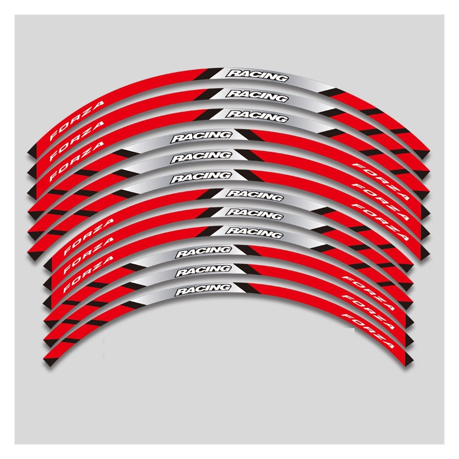 Moto rim decal Forza 750 autocollant de jante pour augmenter votre visibilité