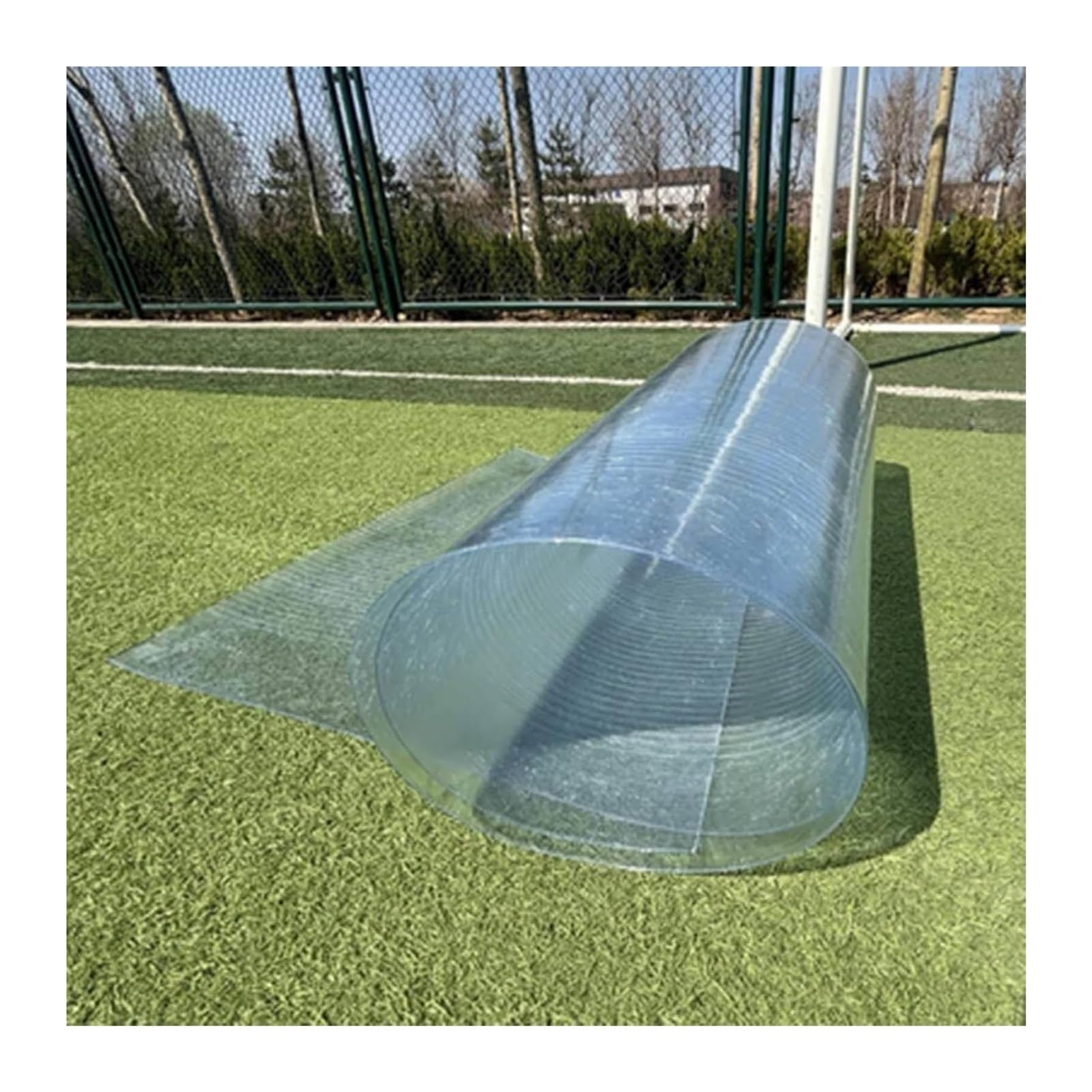 Polycarbonate alvéolaire 0.8mm plaque d'éclairage naturel 1x19m
